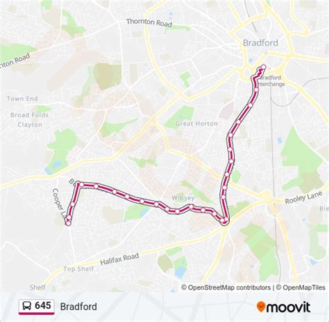 645 bus times